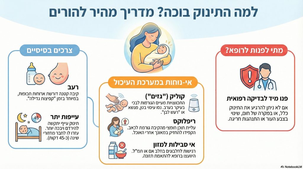 למה התינוק בוכה